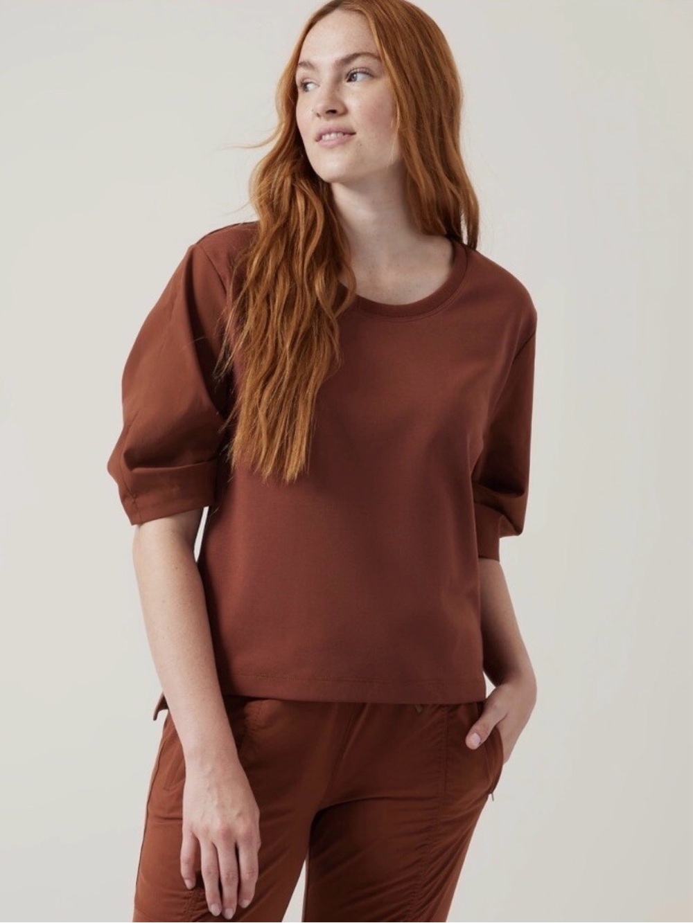 Athleta Harlow Hybrid Tee, Sz S